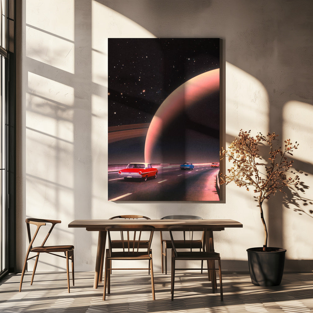 Saturn Verkehr | Leinwand