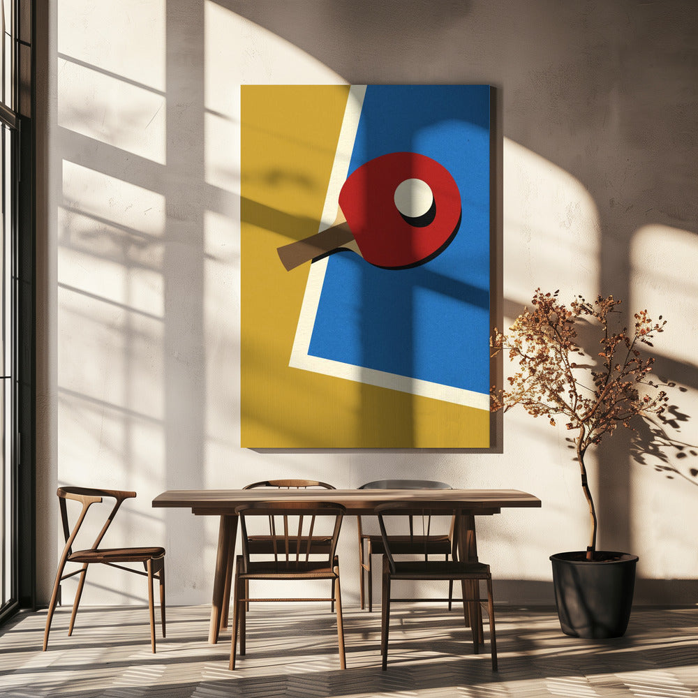 Table Tennis Team Red | Canvas