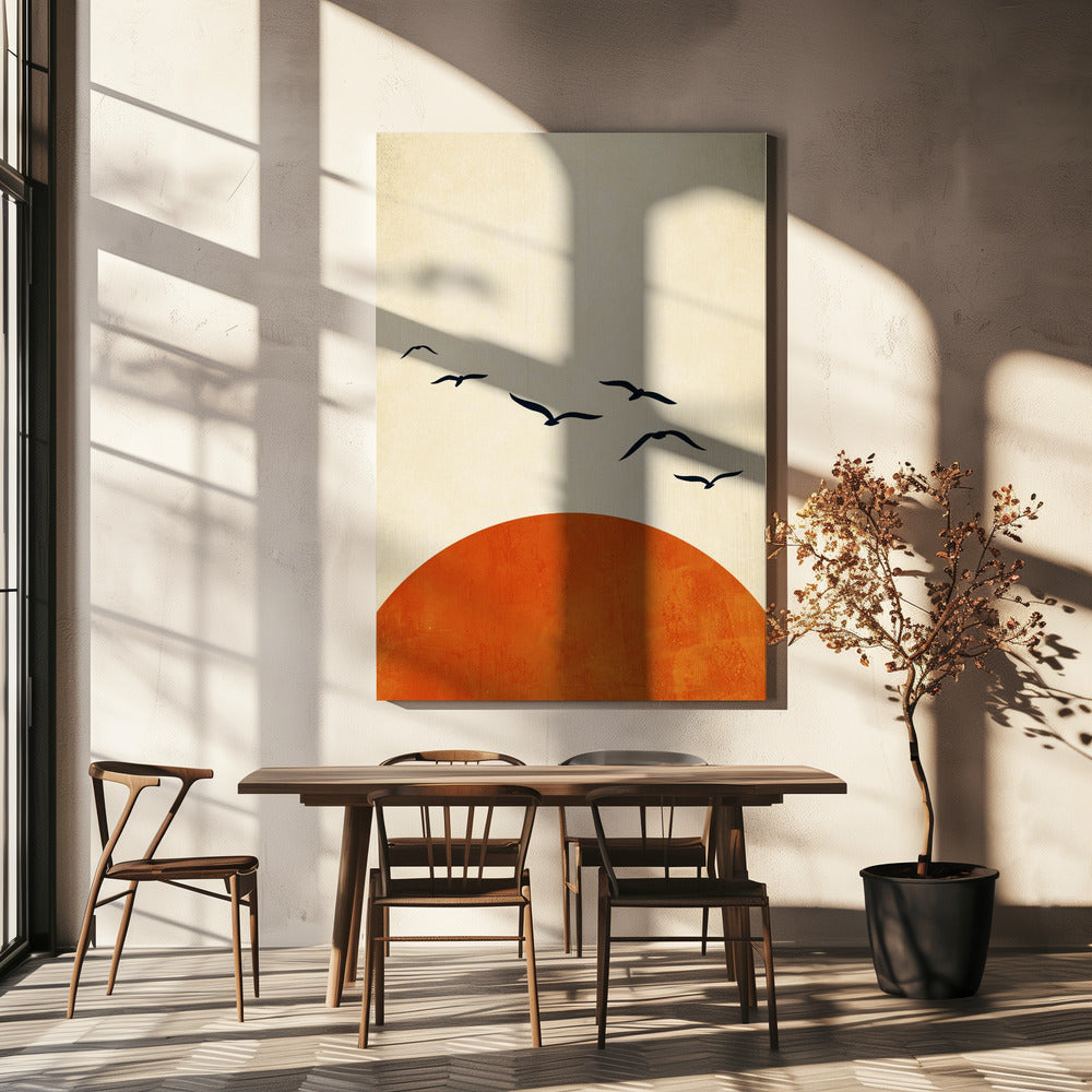 Sonnenuntergangsträume | Leinwand