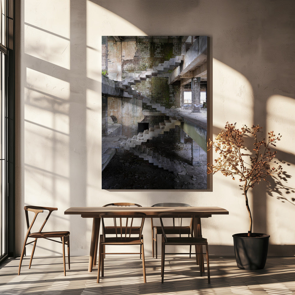 Treppe von Escher | Leinwand