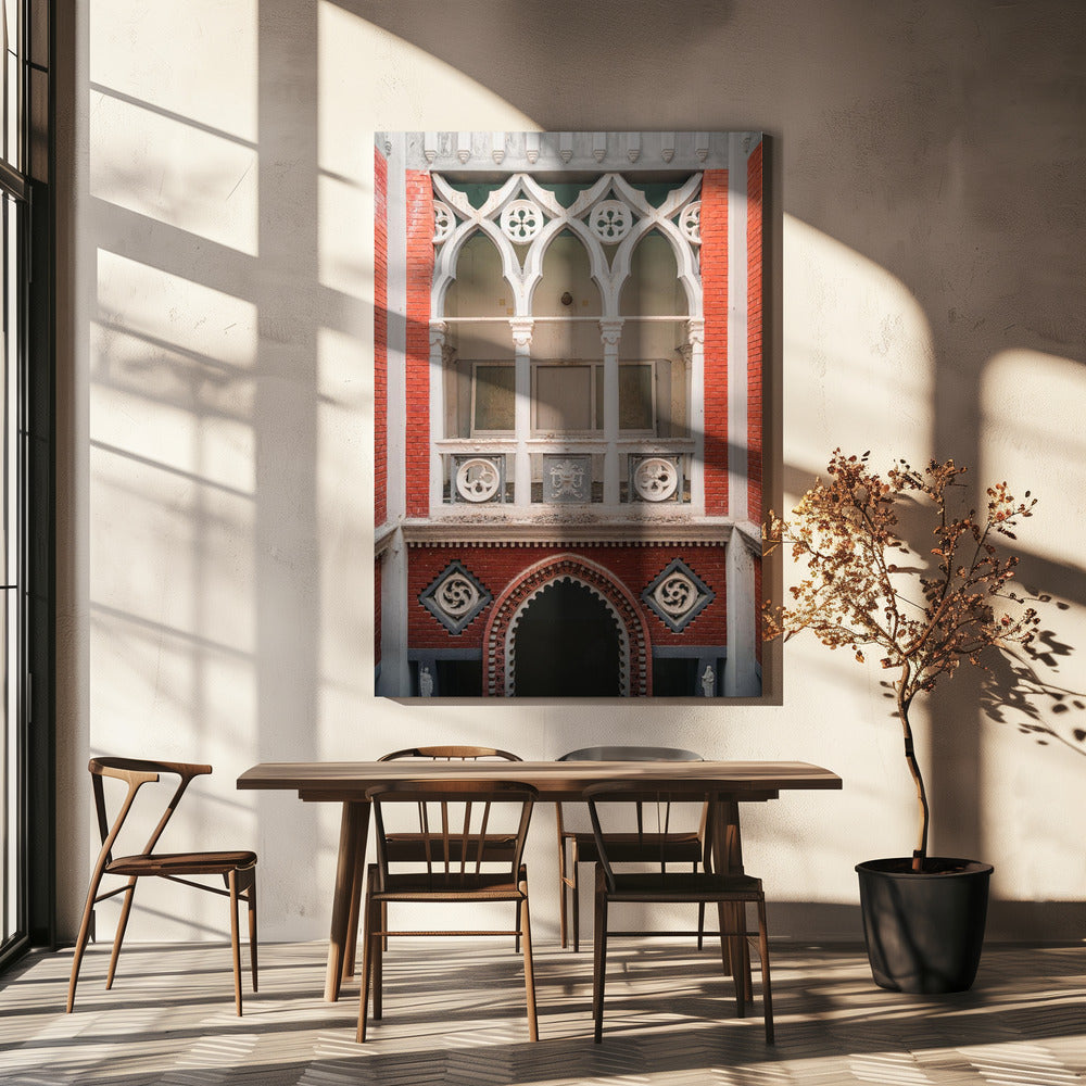 Verlassenes venezianisches Hotel | Leinwand