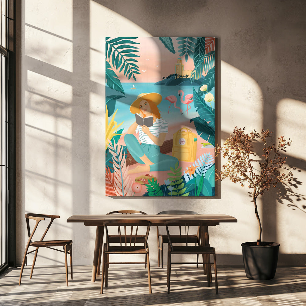 Flamingos | Canvas