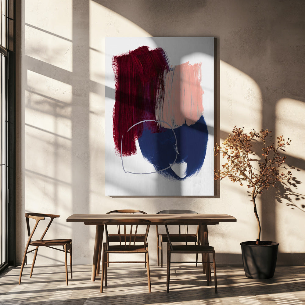 Abstrakte Pinselstriche 10x 300dpi | Leinwand