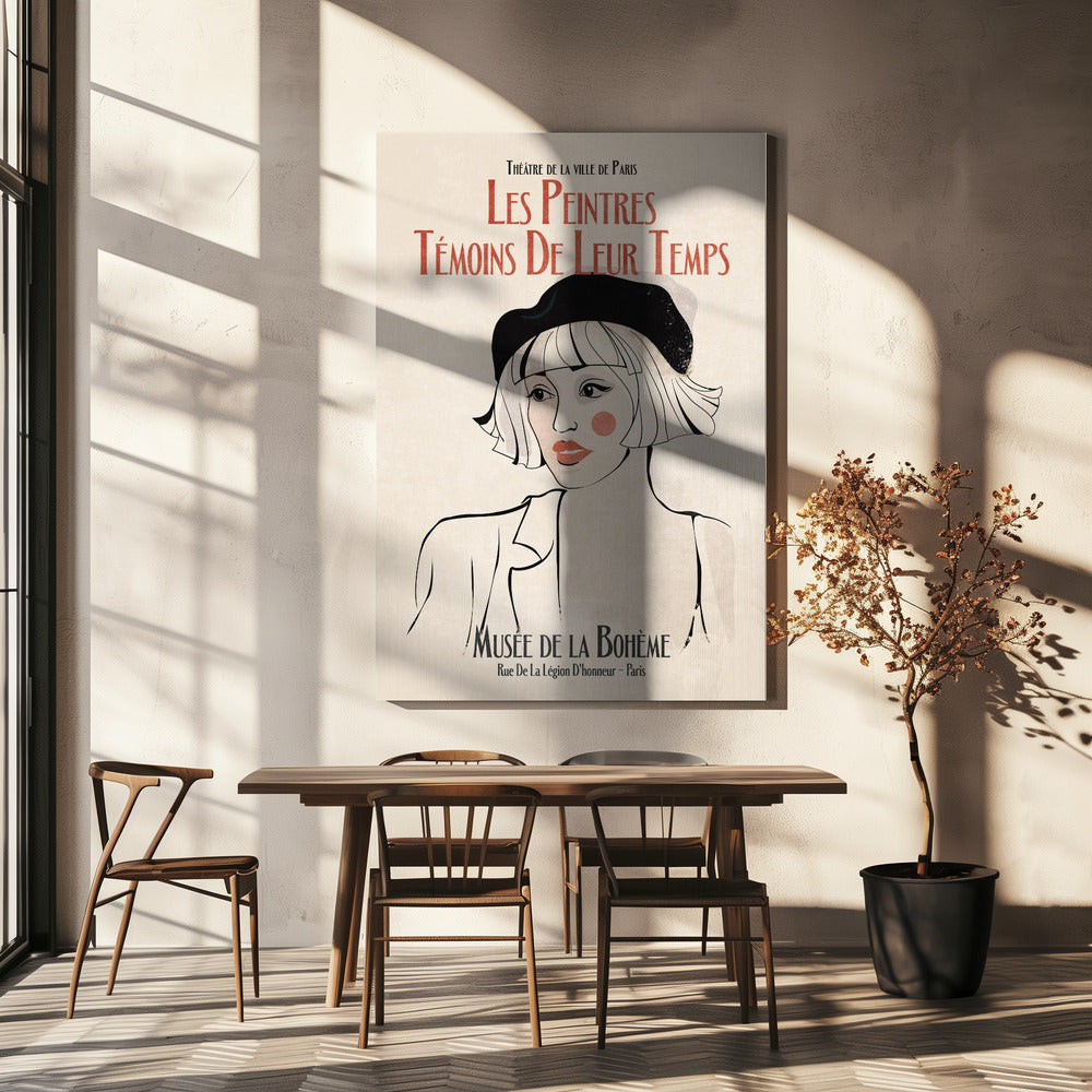 Parisian Muse | Canvas