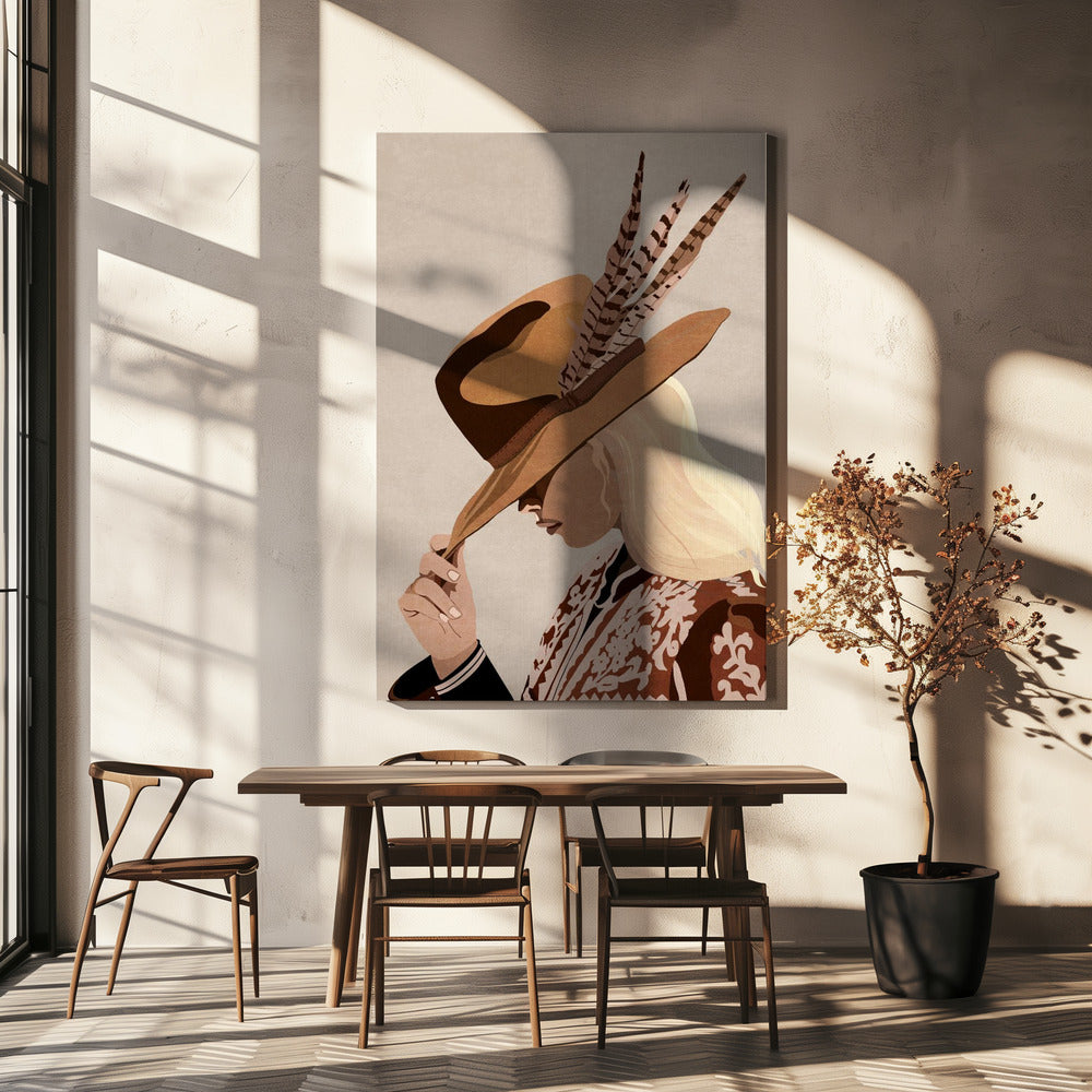 Feathered Elegance | Canvas