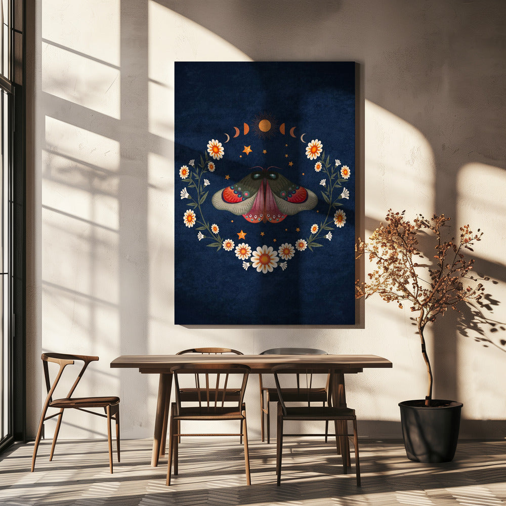 Mondmotte Harmonie | Leinwand
