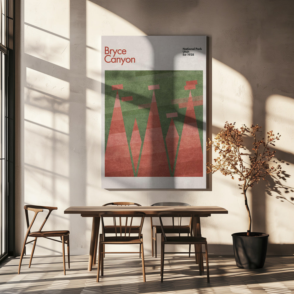 Canyon Geometrie | Leinwand