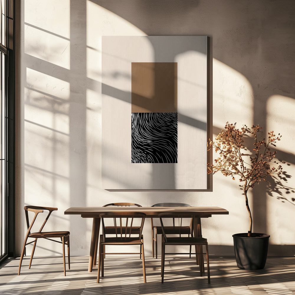 Geometrische und organische Formen | Leinwand