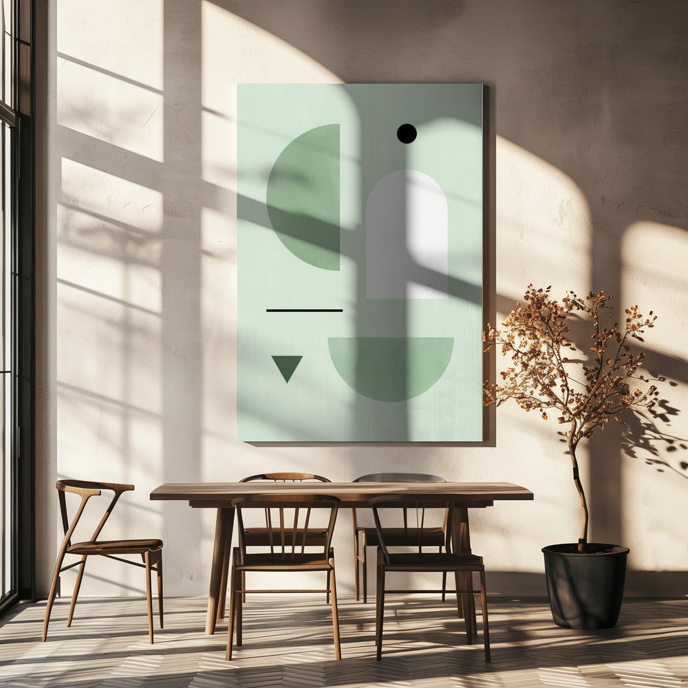 Beruhigende Pastellfarbpalette | Leinwand