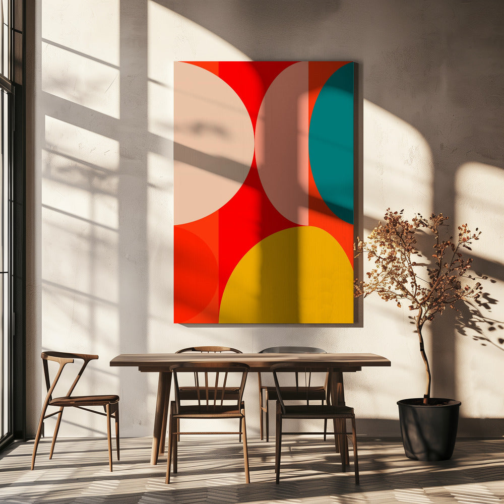 Mid Century Pastel 13 | Canvas