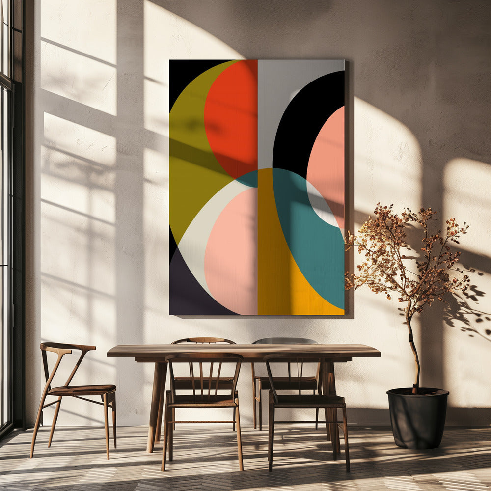 Mid Century Pastel 11 | Canvas
