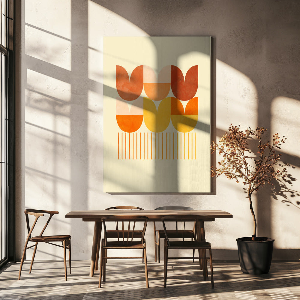 Spring Mid Rhapsody Orange 1 | Canvas