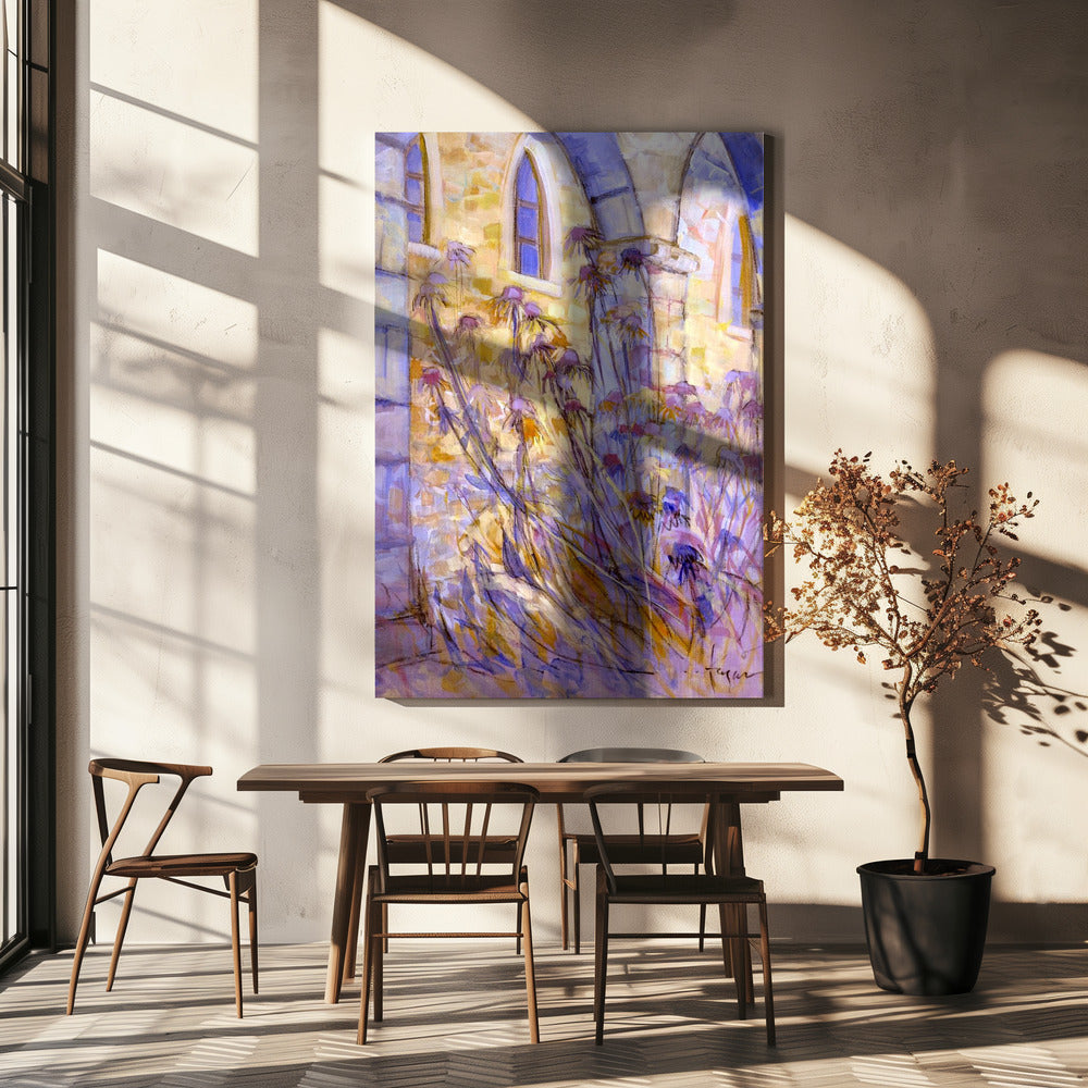 Sonnenbeschienene Blüten | Leinwand
