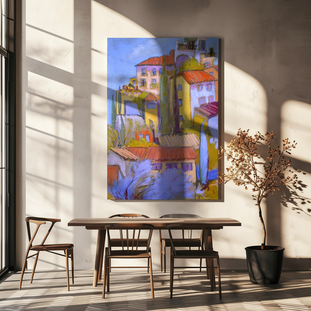 Mediterrane Farbtöne | Leinwand