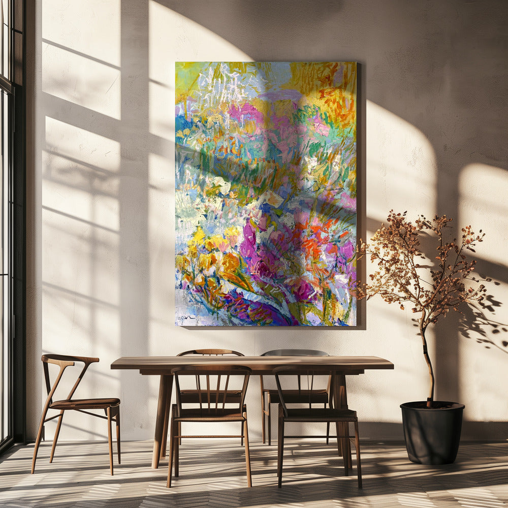 Lebendiger Gartentraum | Leinwand