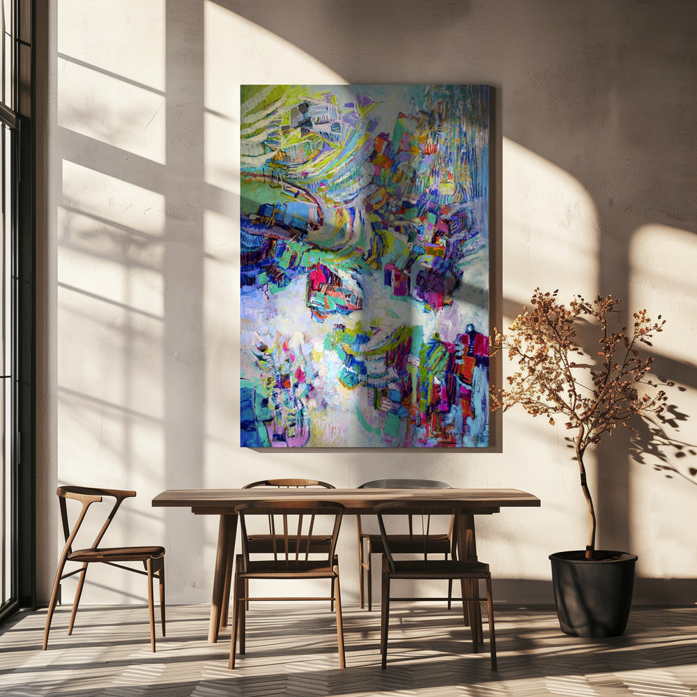 Lebendiger Wandteppich | Leinwand