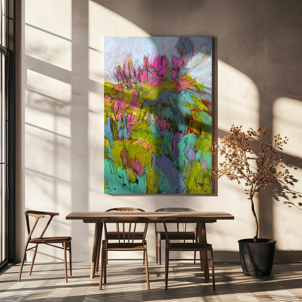 Wunderliche Gartenträume | Leinwand