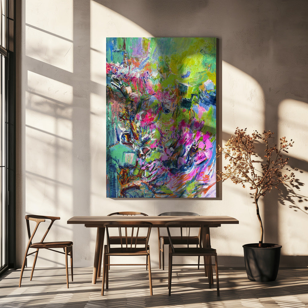 Blühende Traumlandschaft | Leinwand