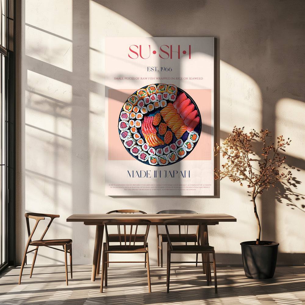 Colorful Sushi Delight | Canvas