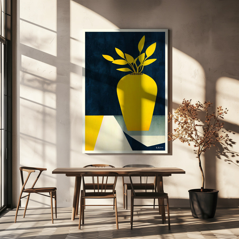 Les Fleurs Jaunes | Leinwand