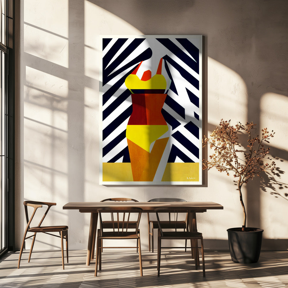 Bikini Sunshine Days | Canvas