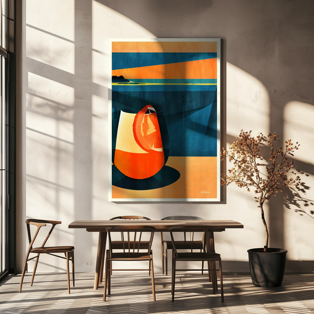 Negroni At Sunset | Canvas