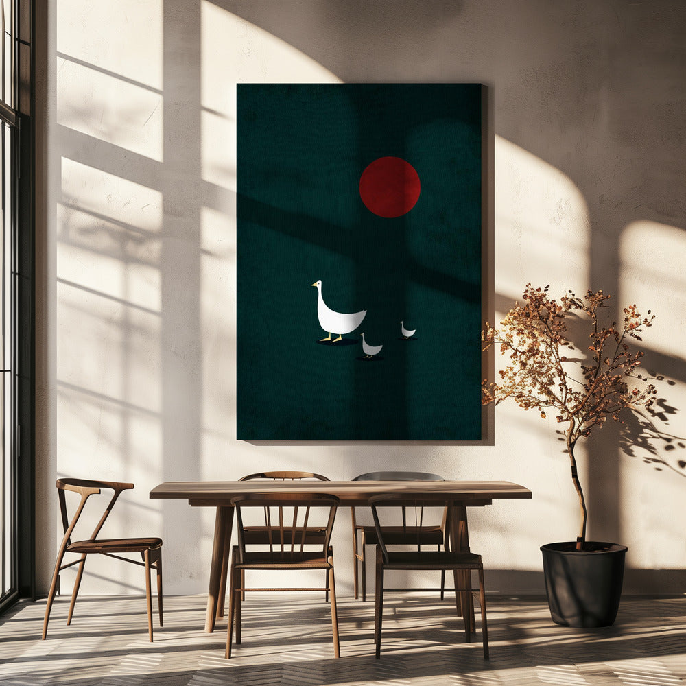 Sonnenseite des Lebens | Leinwand