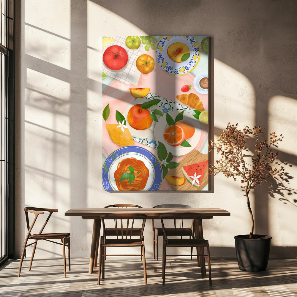 Sommerbrunch | Leinwand