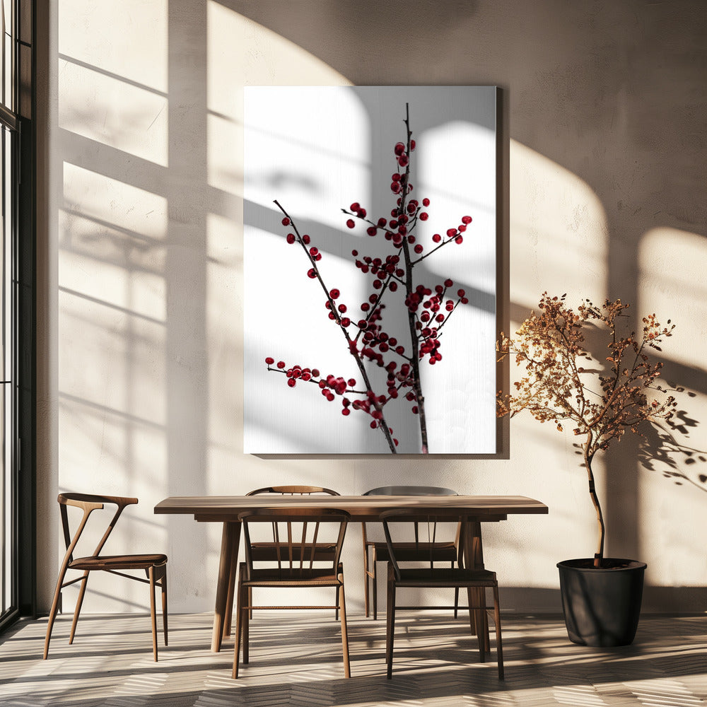 Rote Beeren 2 | Leinwand