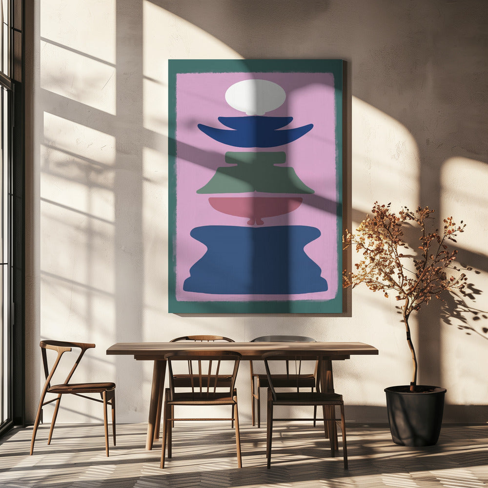 Kräftige bunte Formen | Leinwand