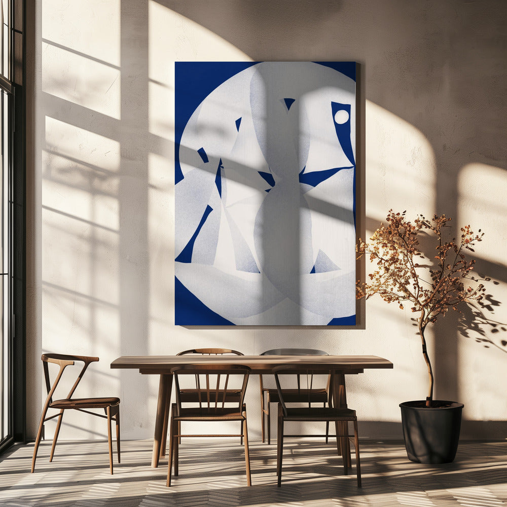 Papierskulptur Abstrakt | Leinwand