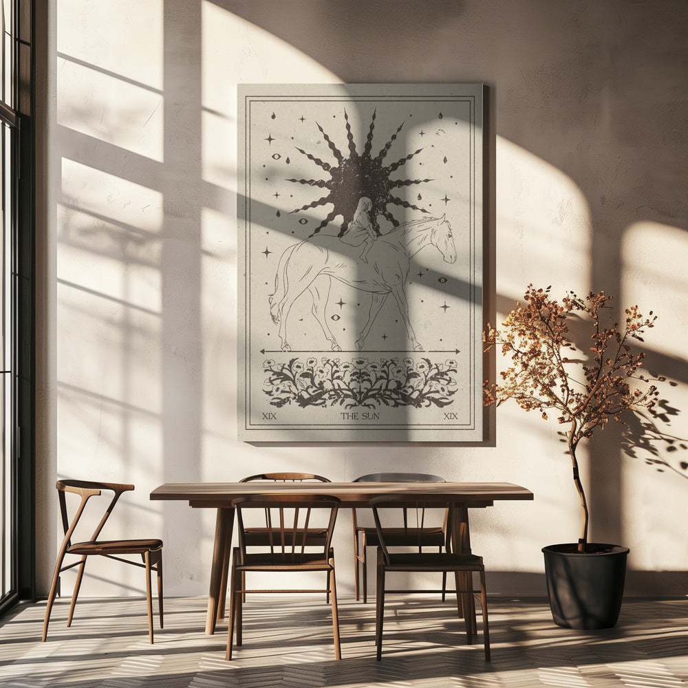 Die Sonne | Leinwand