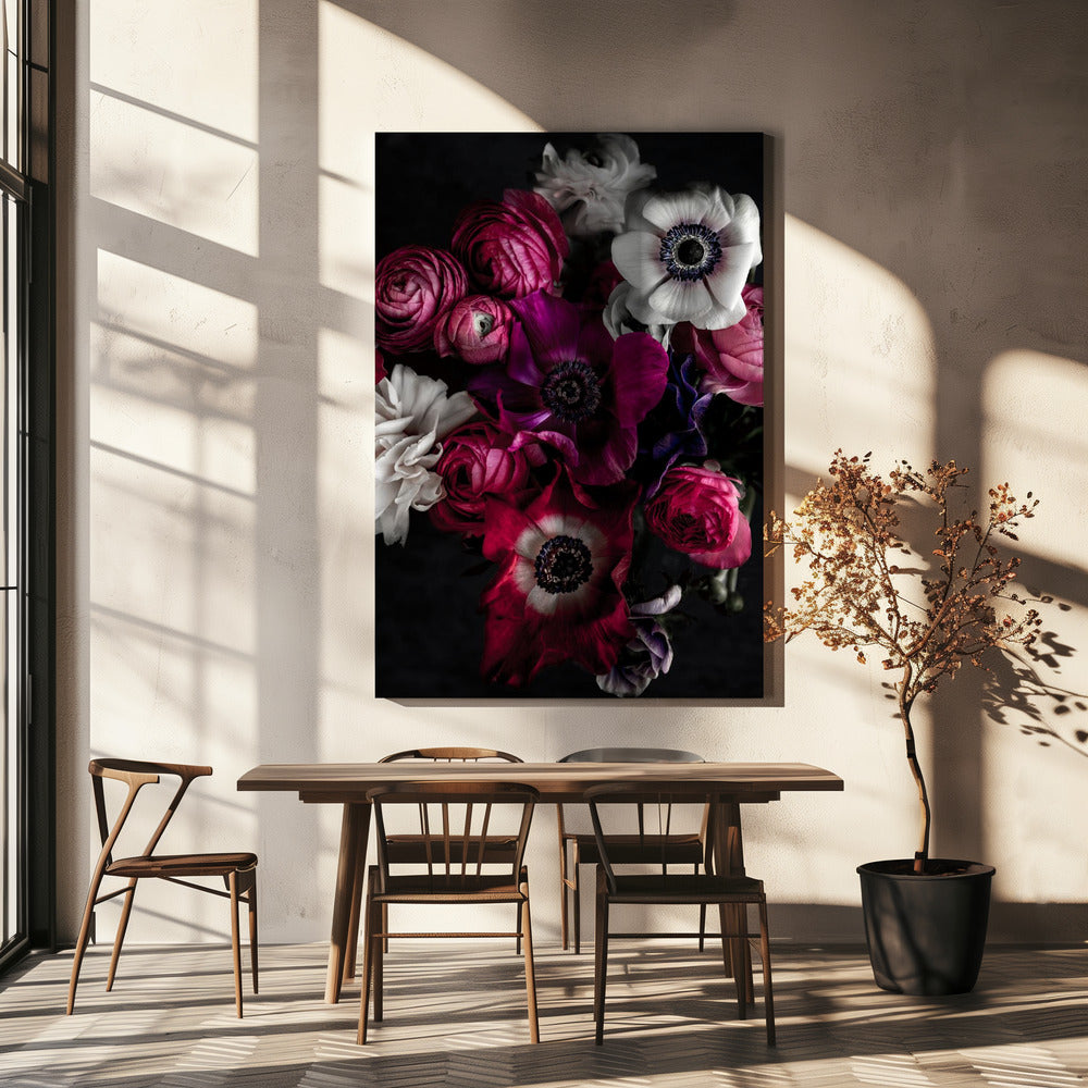 Dunkle Blumen 1 | Leinwand