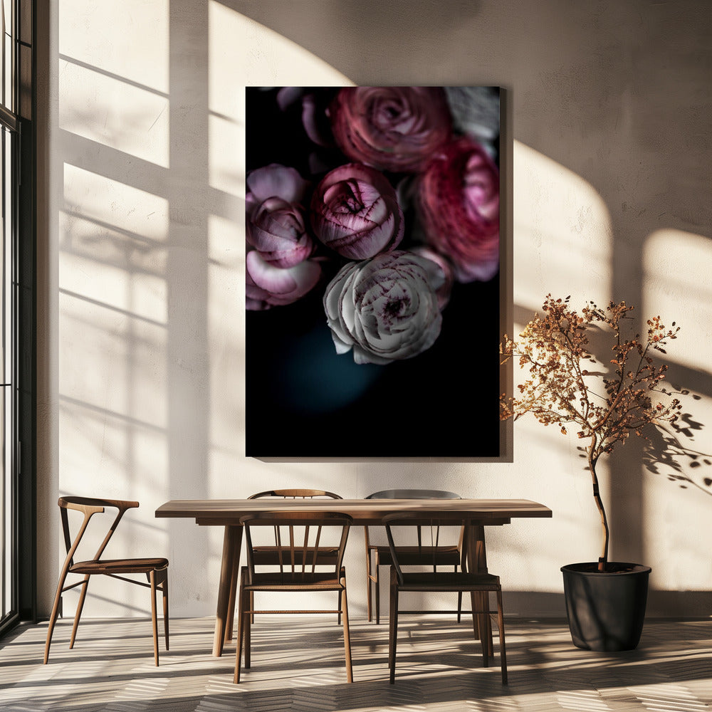 Dunkle Blumen 2 | Leinwand