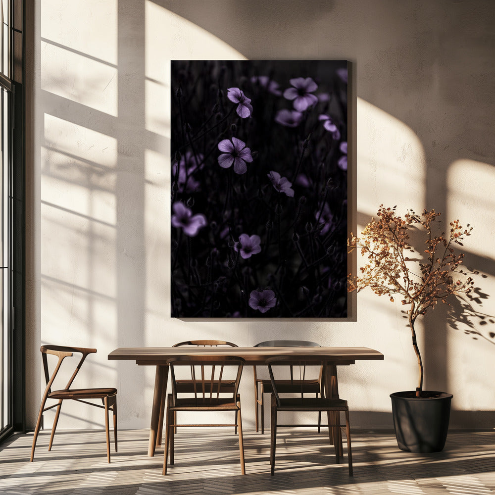 Dunkle Blumen 10 | Leinwand
