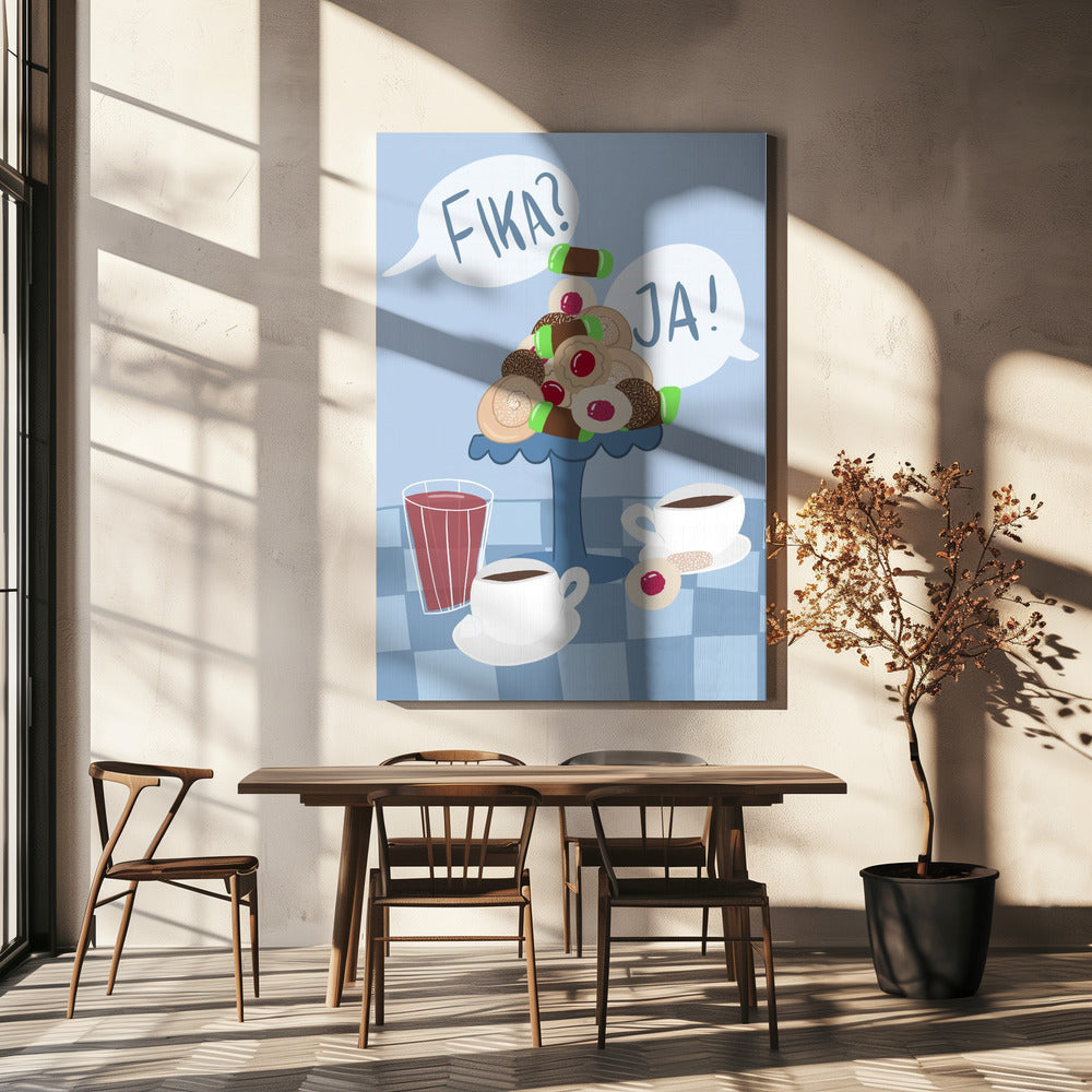 Schwedisches Fika-Vergnügen | Leinwand