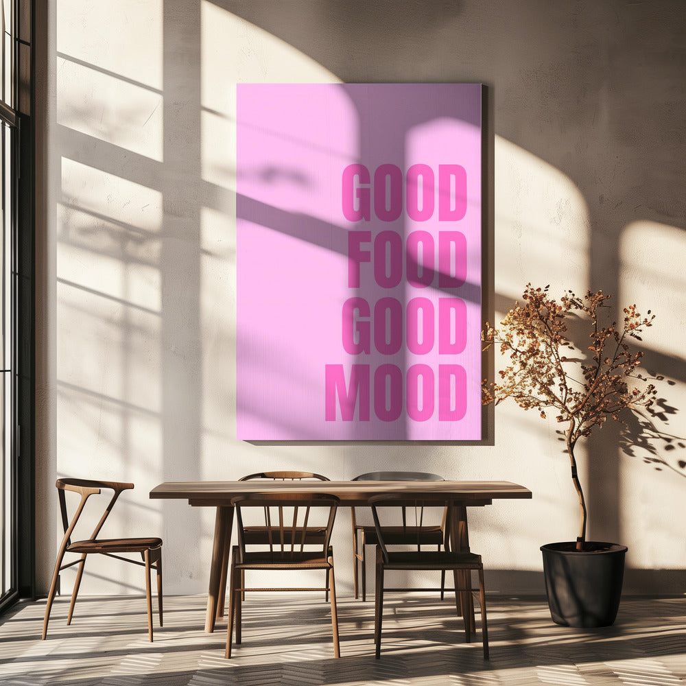 Nur positive Vibes | Leinwand