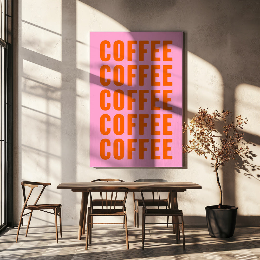 Buzz für Kaffee | Leinwand