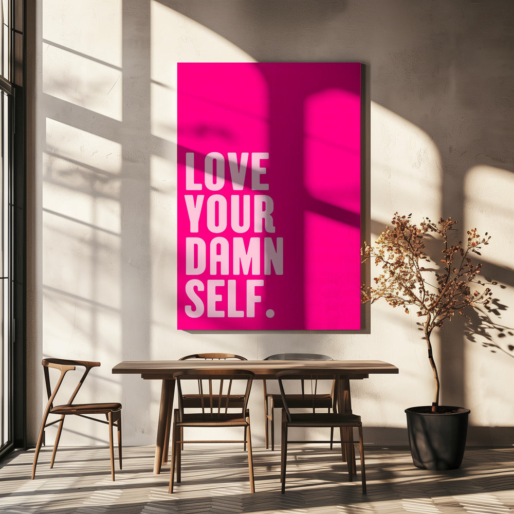 Selbstliebe mutig | Leinwand