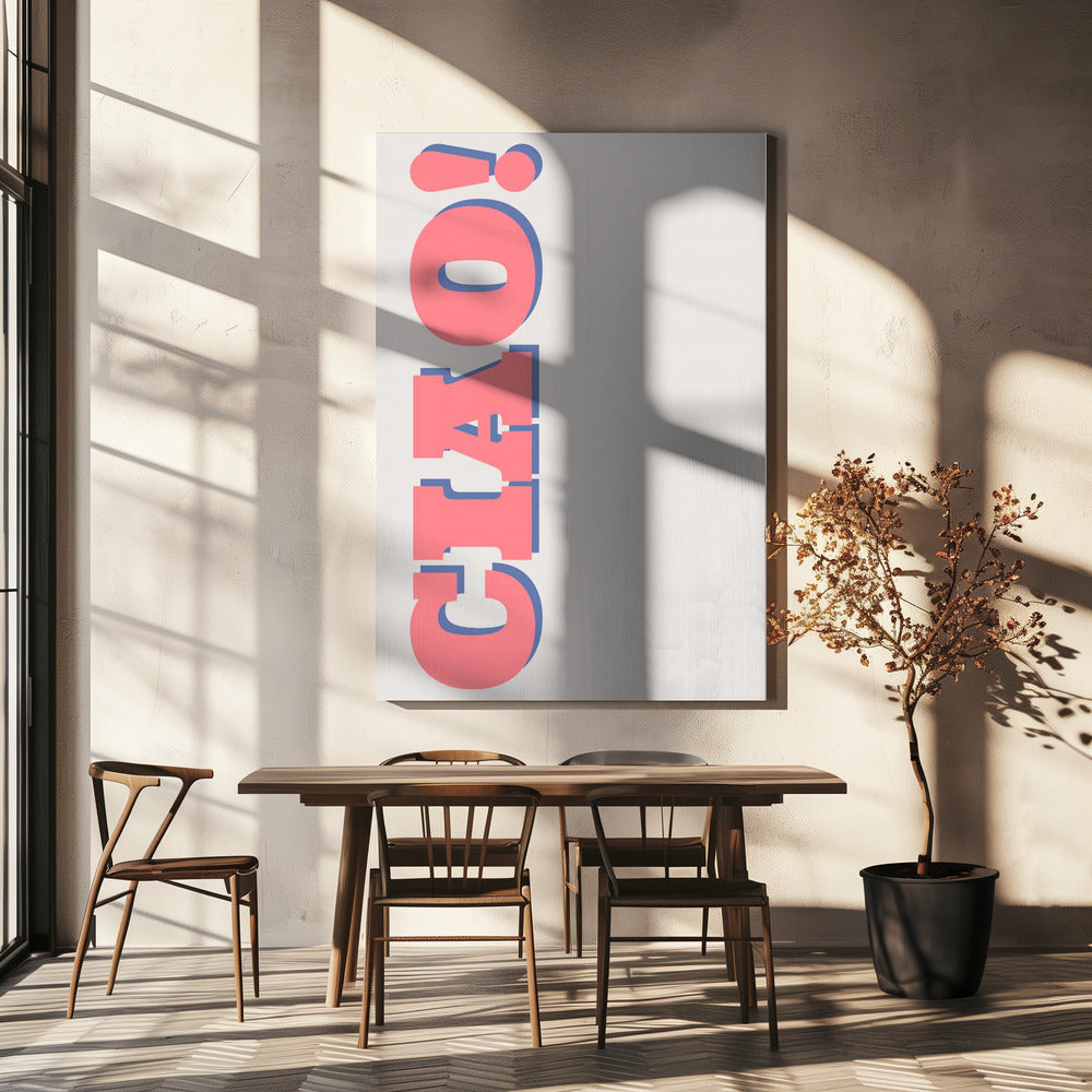 Ciao Farbenexplosion | Leinwand