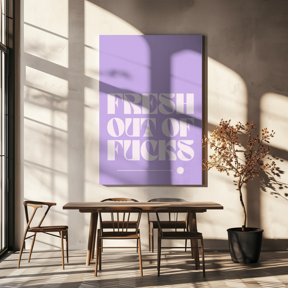 Zero Fucks Given | Canvas