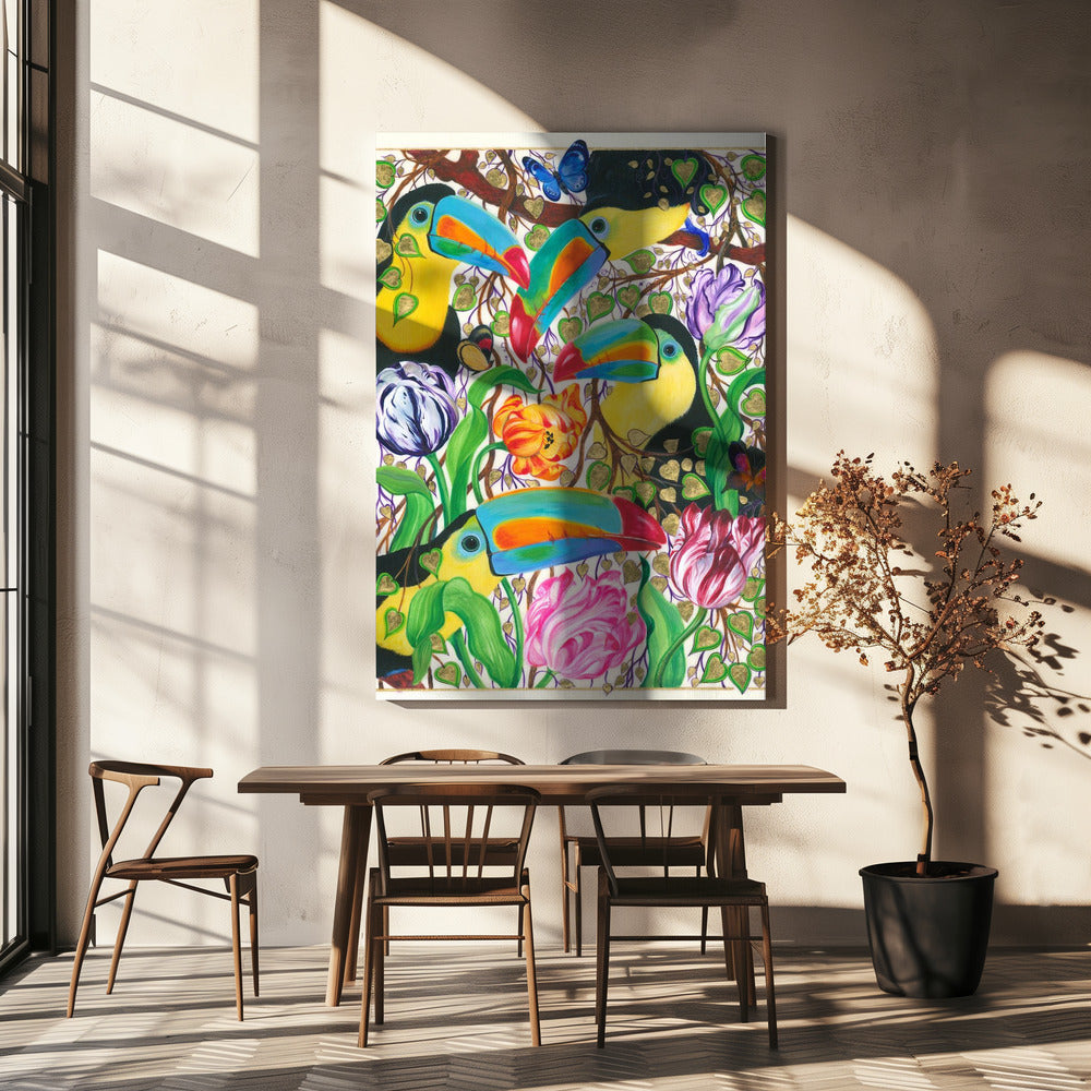Colorful Toucans | Canvas