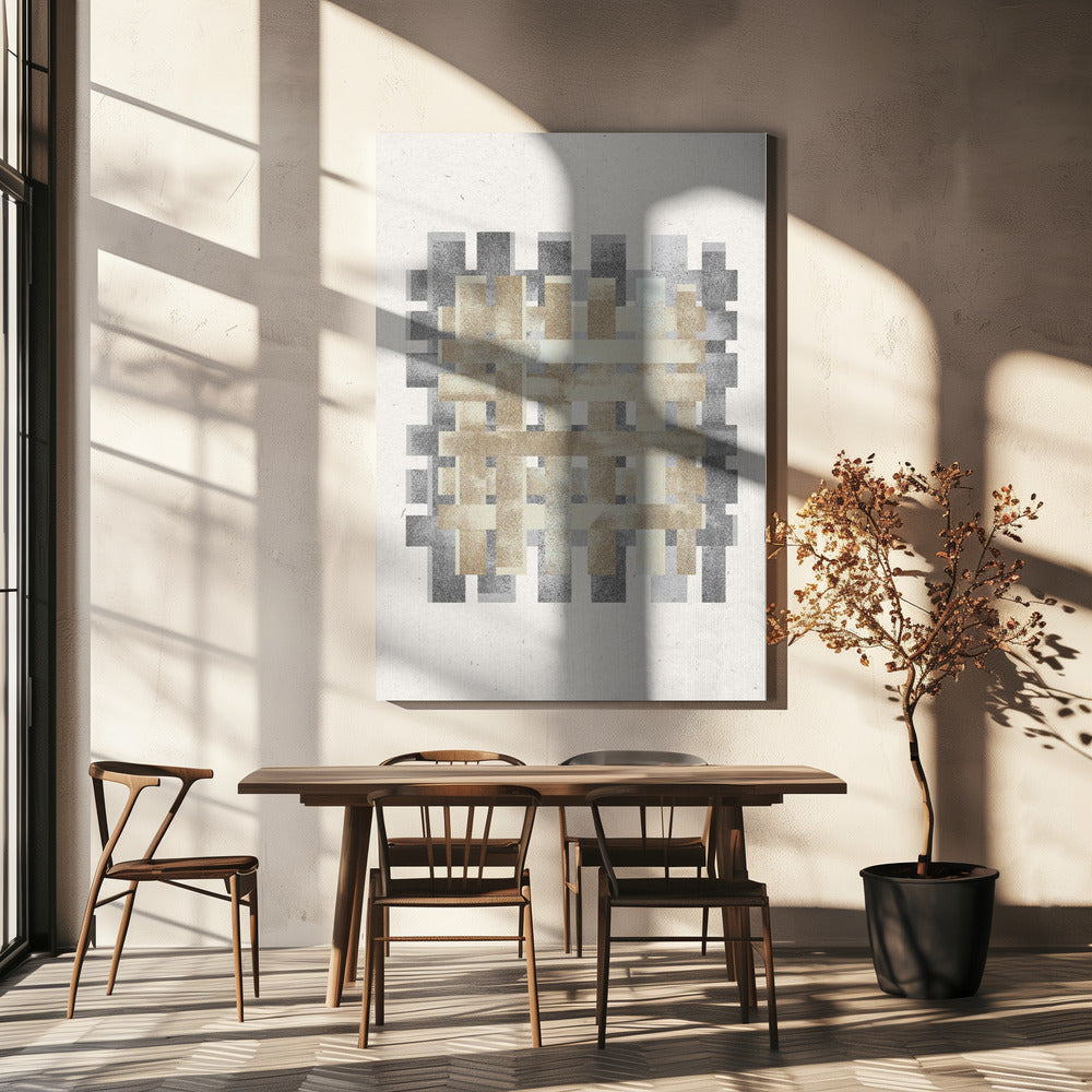 Gewebte Geometrien | Leinwand