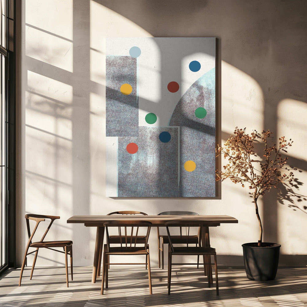 Geometrischer Tanz | Leinwand