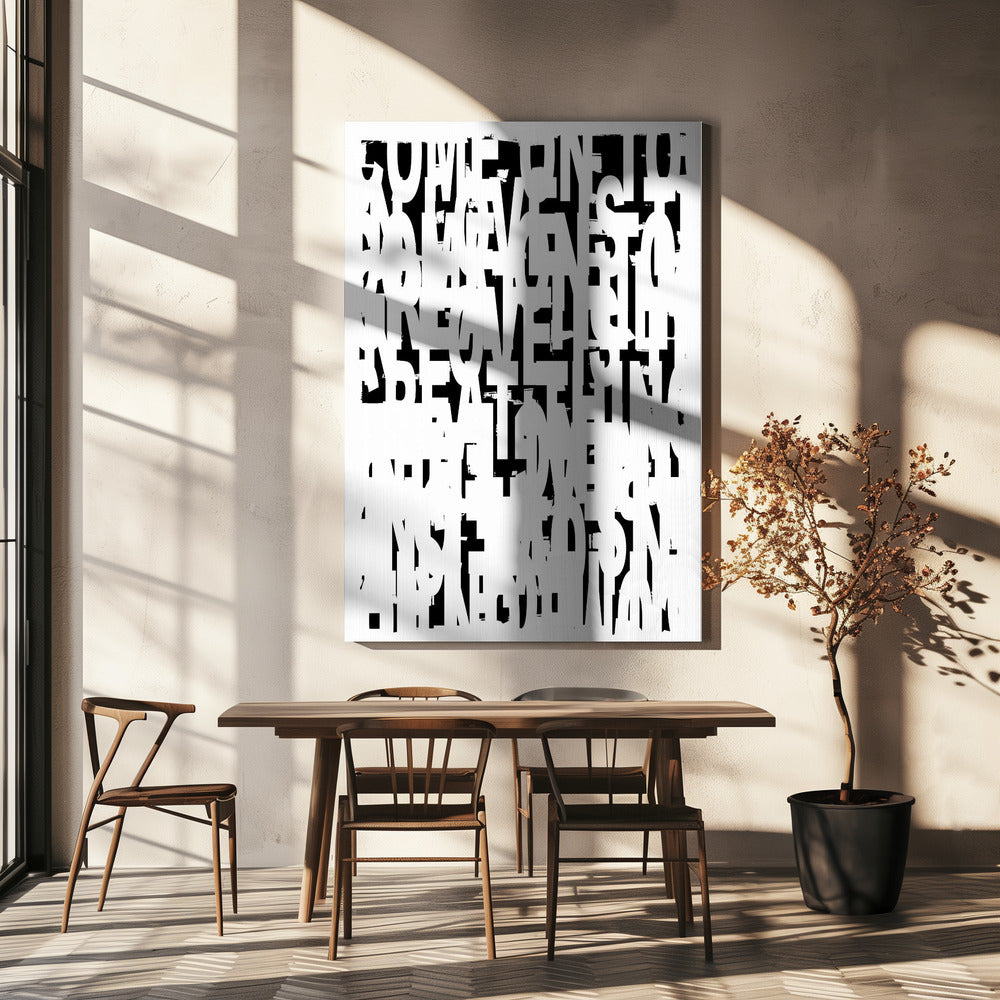 Typografie Nr. 1 | Leinwand