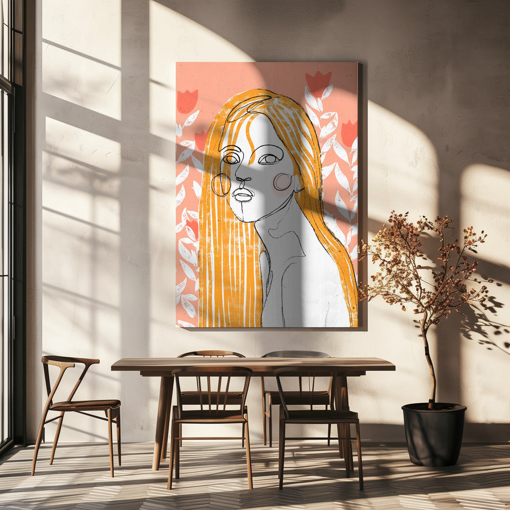 Floraler Blick | Leinwand