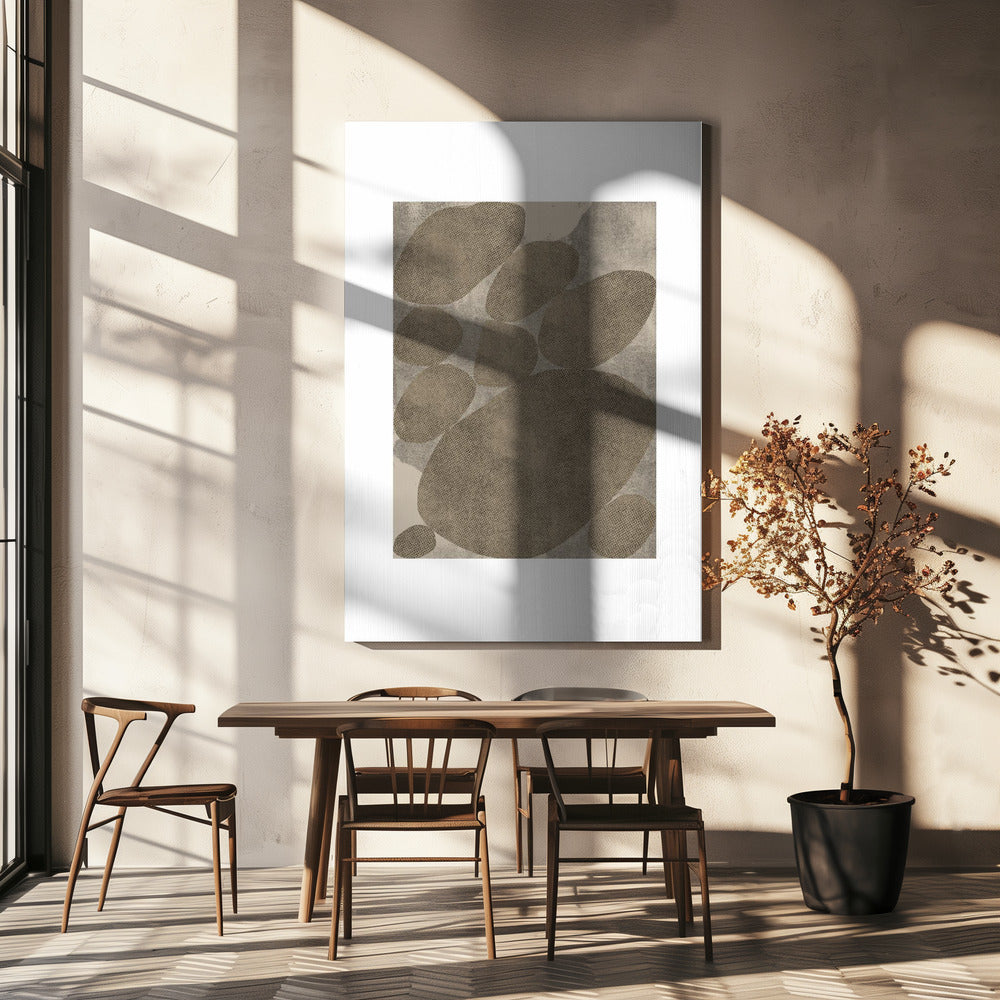 Ovale Gelassenheit | Leinwand