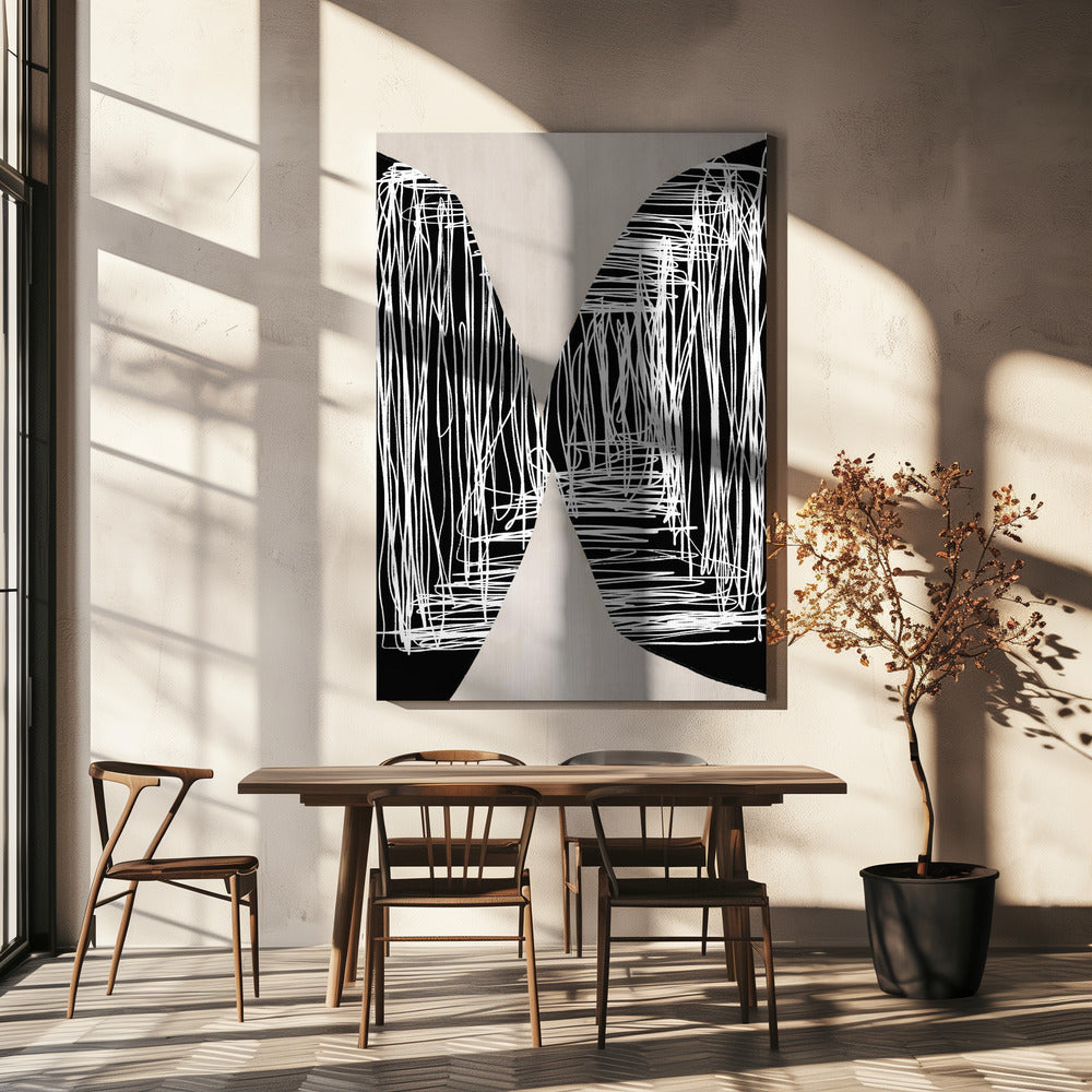 Monochrome Maze | Canvas