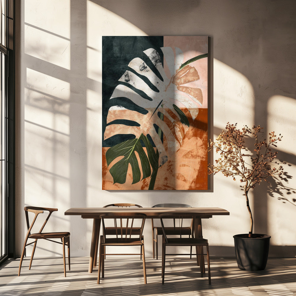 Tropische Schichten | Leinwand