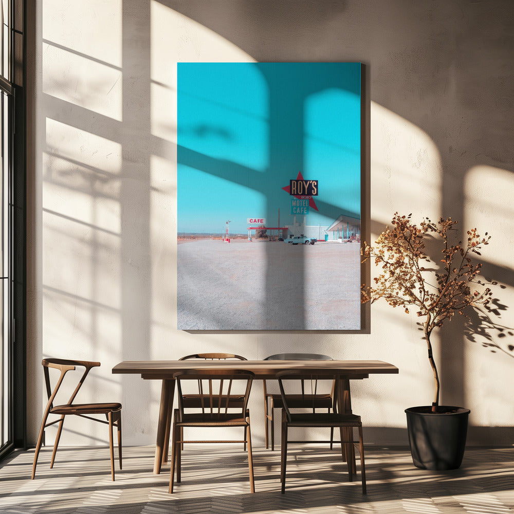 Roy's Motel Cafe Vintage Sign | Canvas